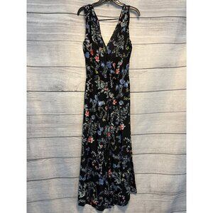 Parker Wilcott Print Silk Jumpsuit Size S